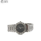 Silver and Black Watch