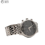 Tradition Chrono Black Dial Stainless Steel Watch