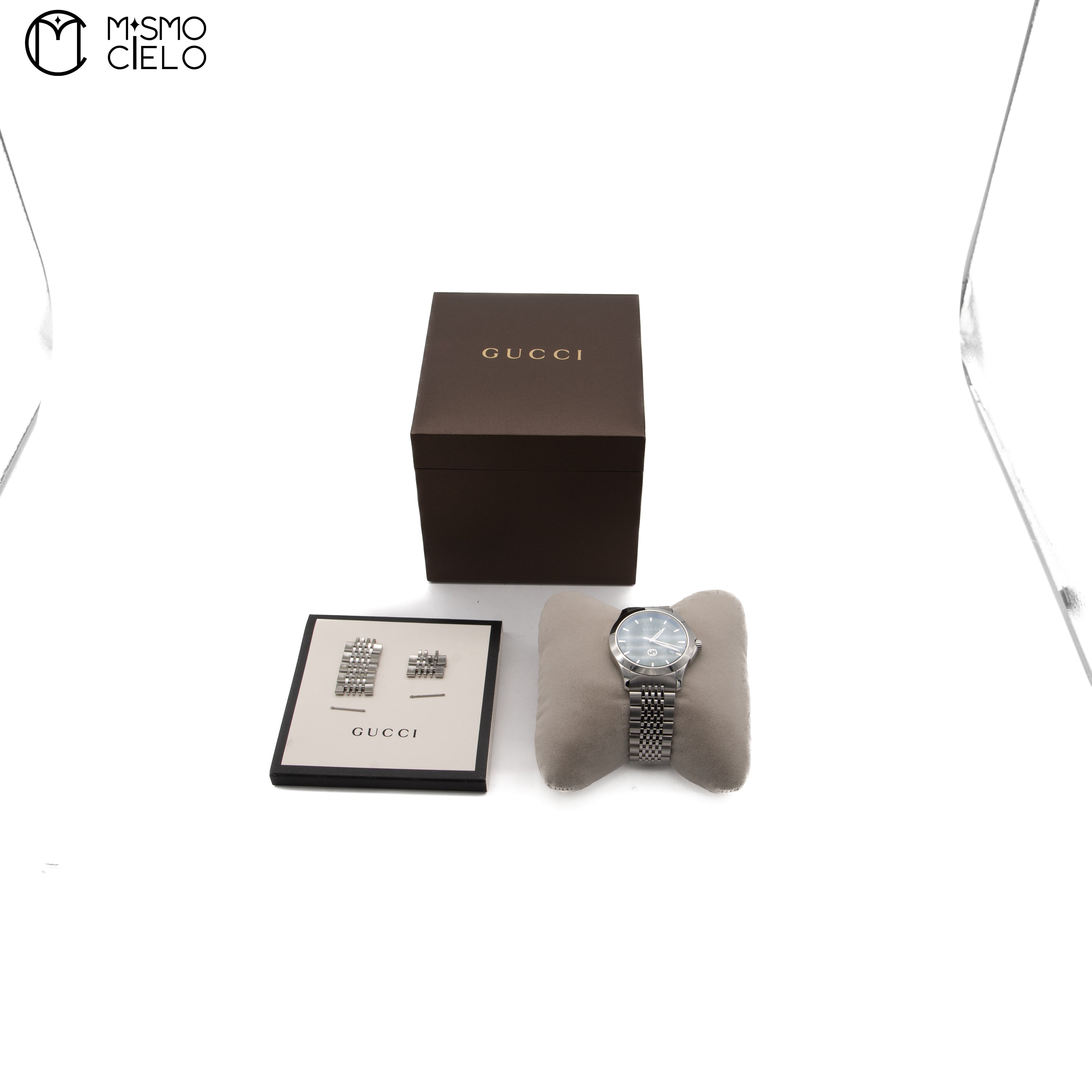 GUCCI 126.4 Green Timeless G Watch # *