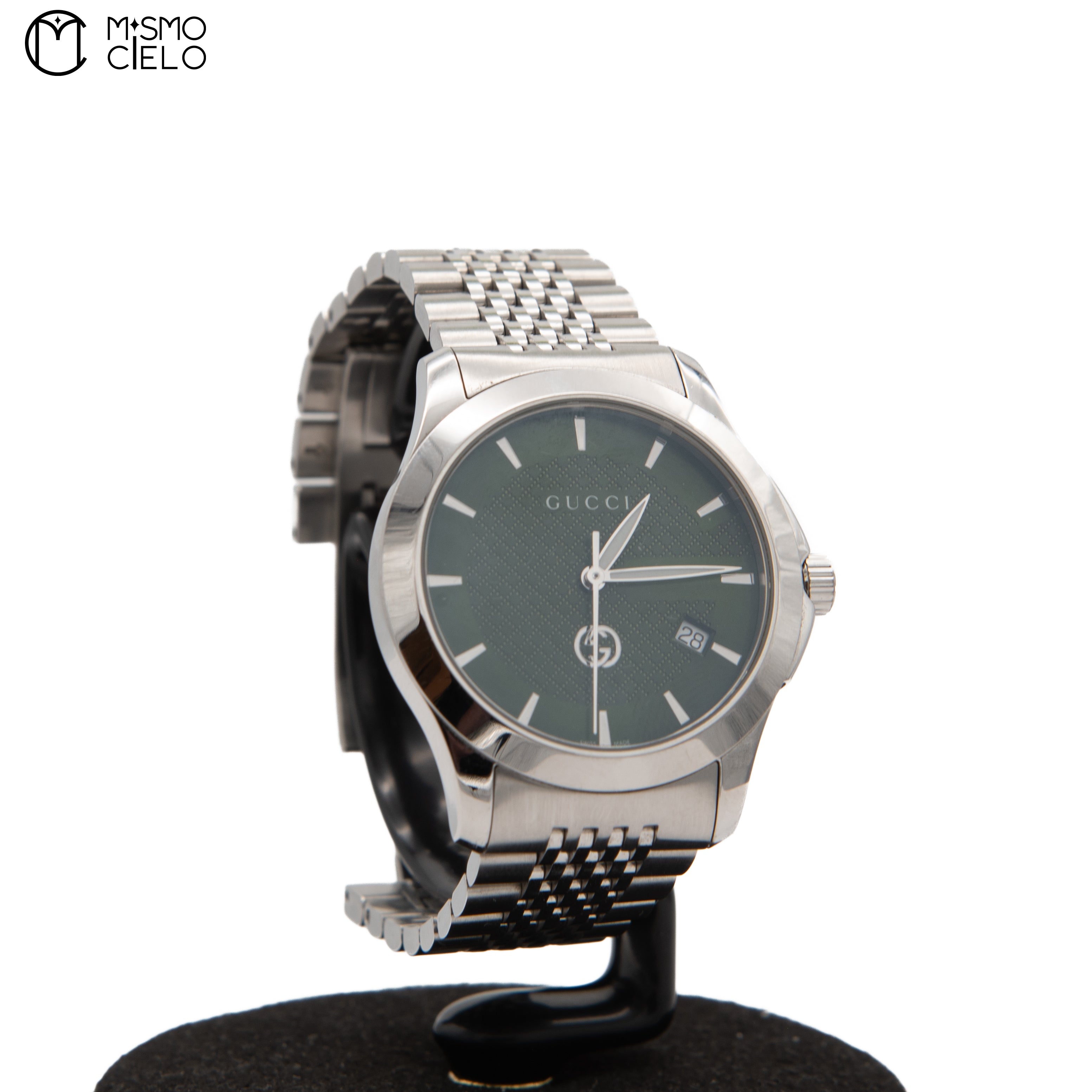GUCCI 126.4 Green Timeless G Watch # *
