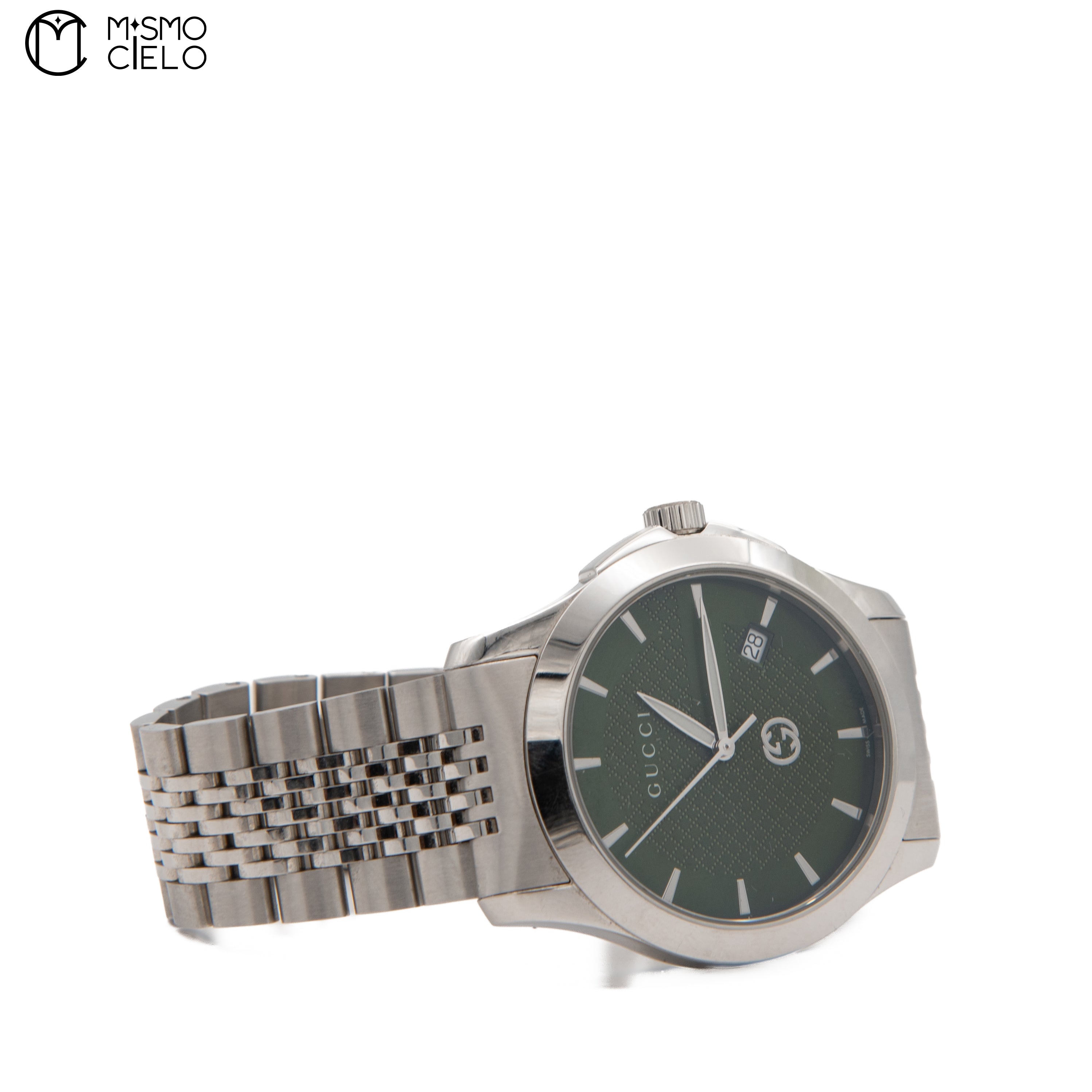 GUCCI 126.4 Green Timeless G Watch # *