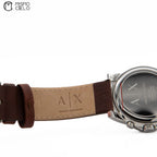 Blue Dial Leather Strap Watch