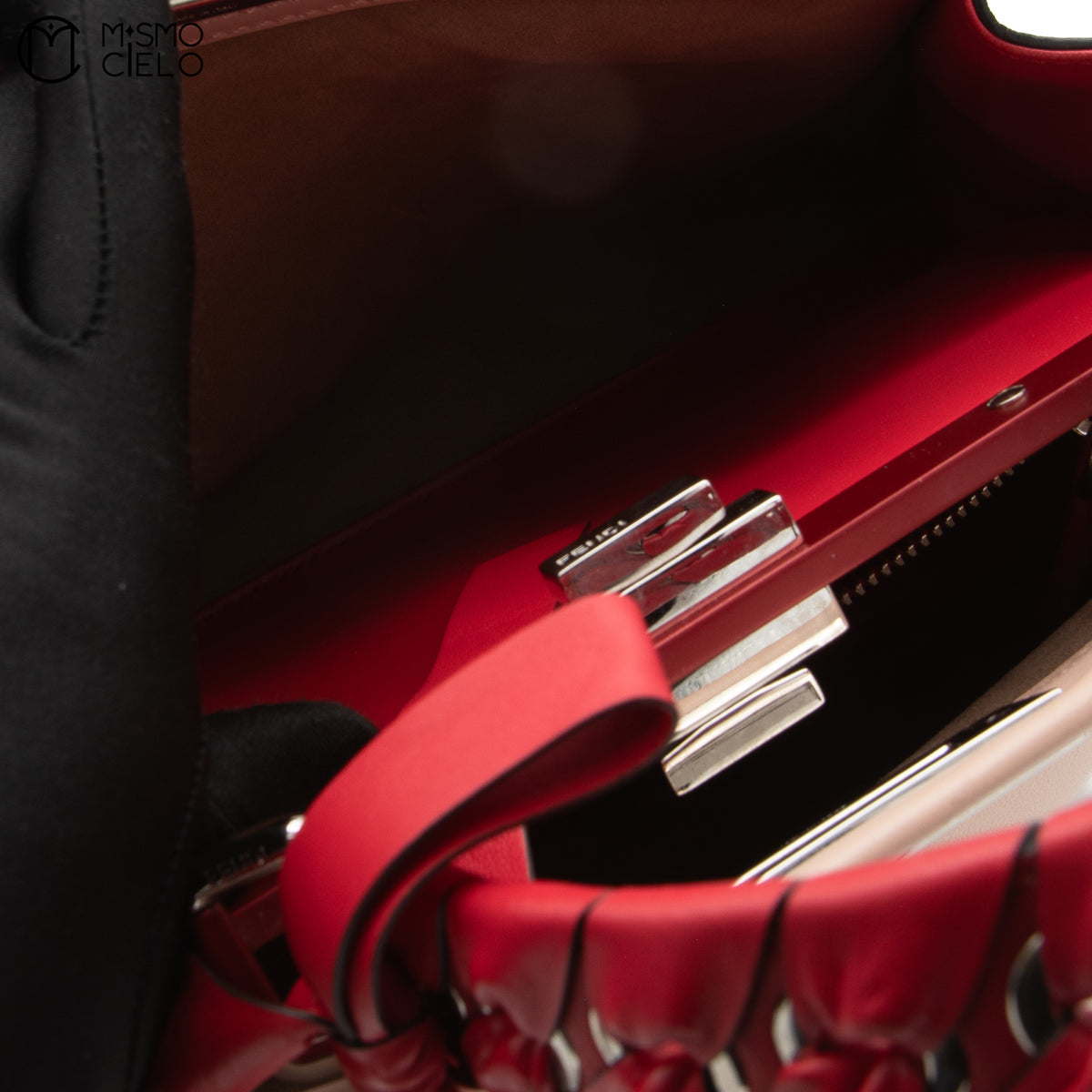 Pink Peekaboo Shoulder Bag
