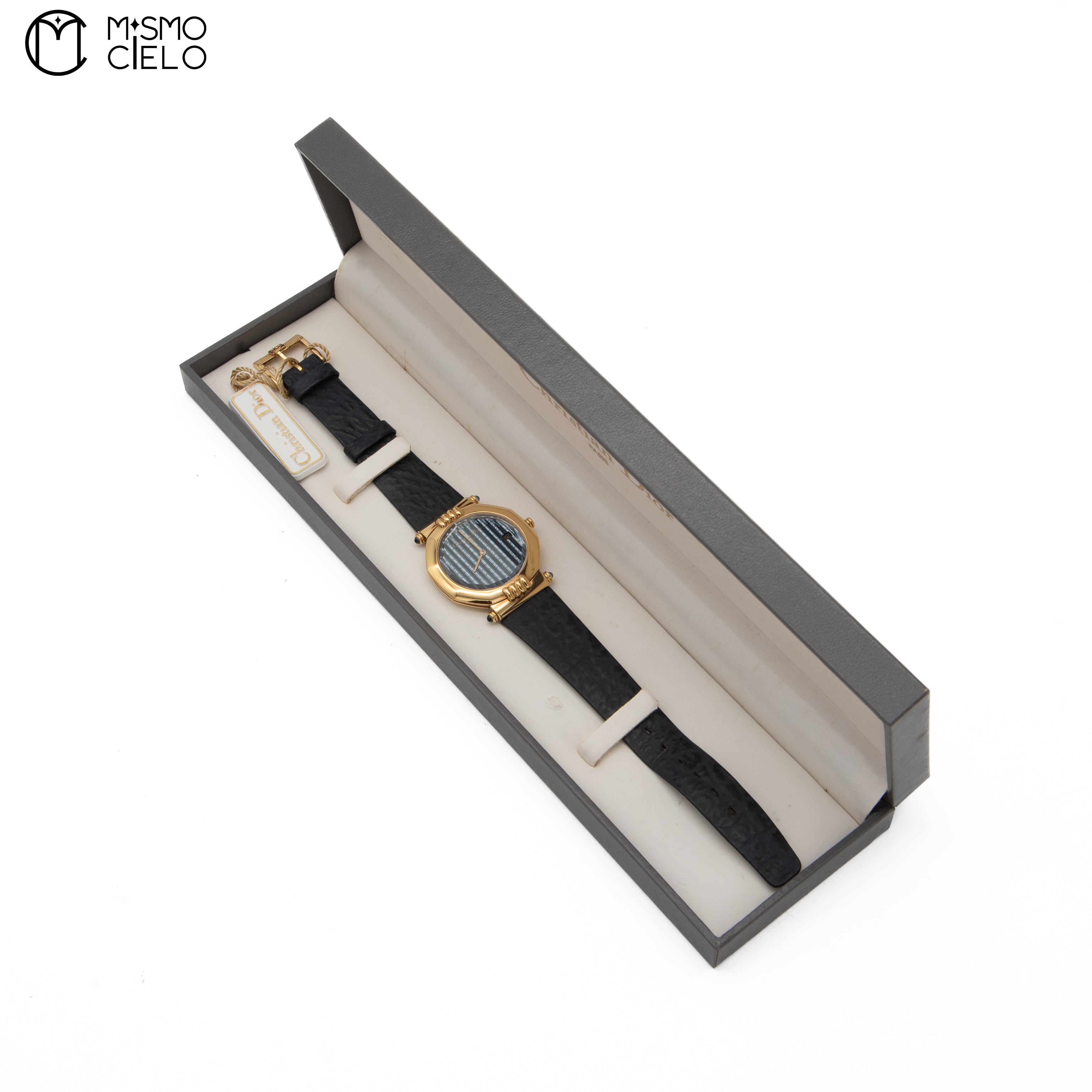Gold and Navy Quartz Watch *