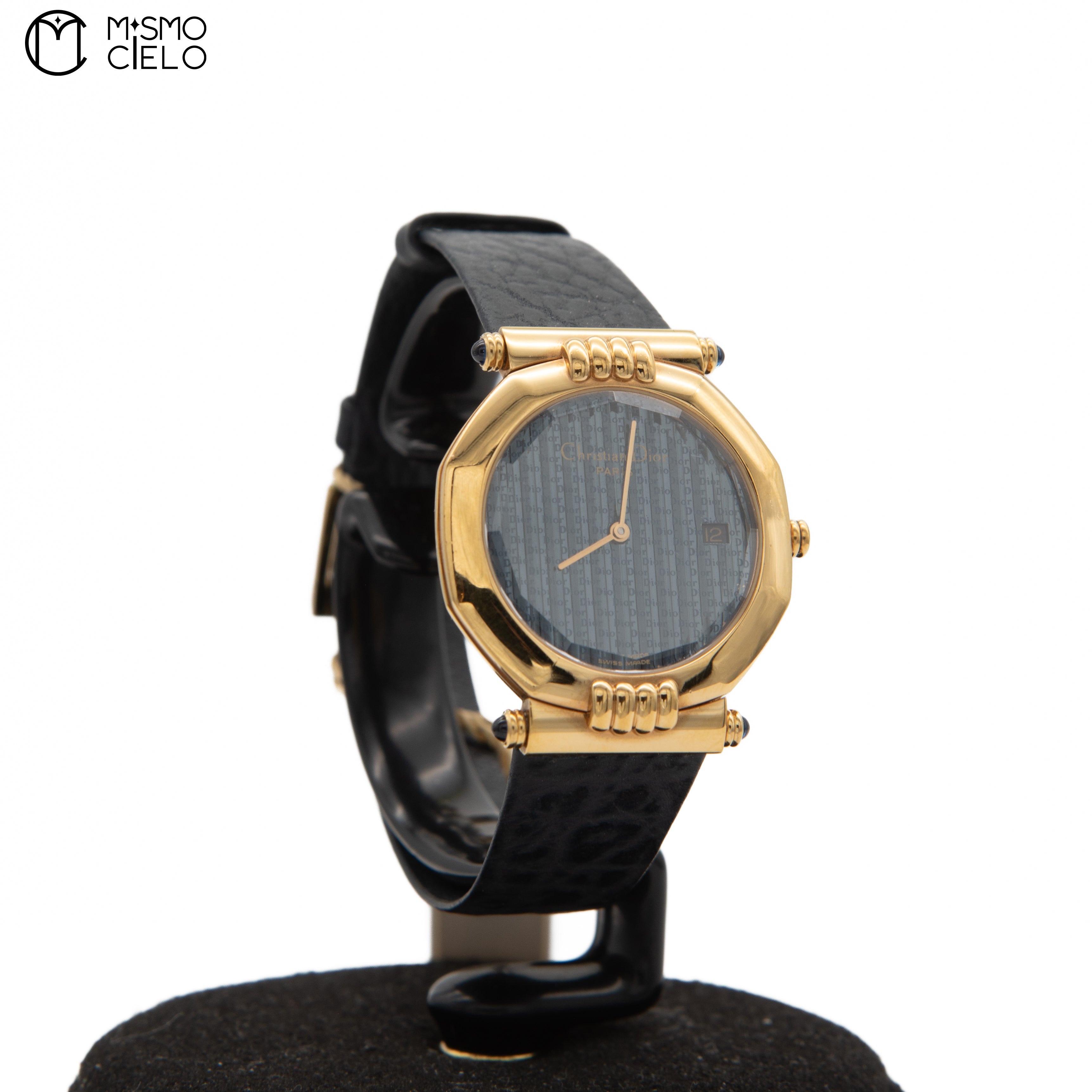 Gold and Navy Quartz Watch *