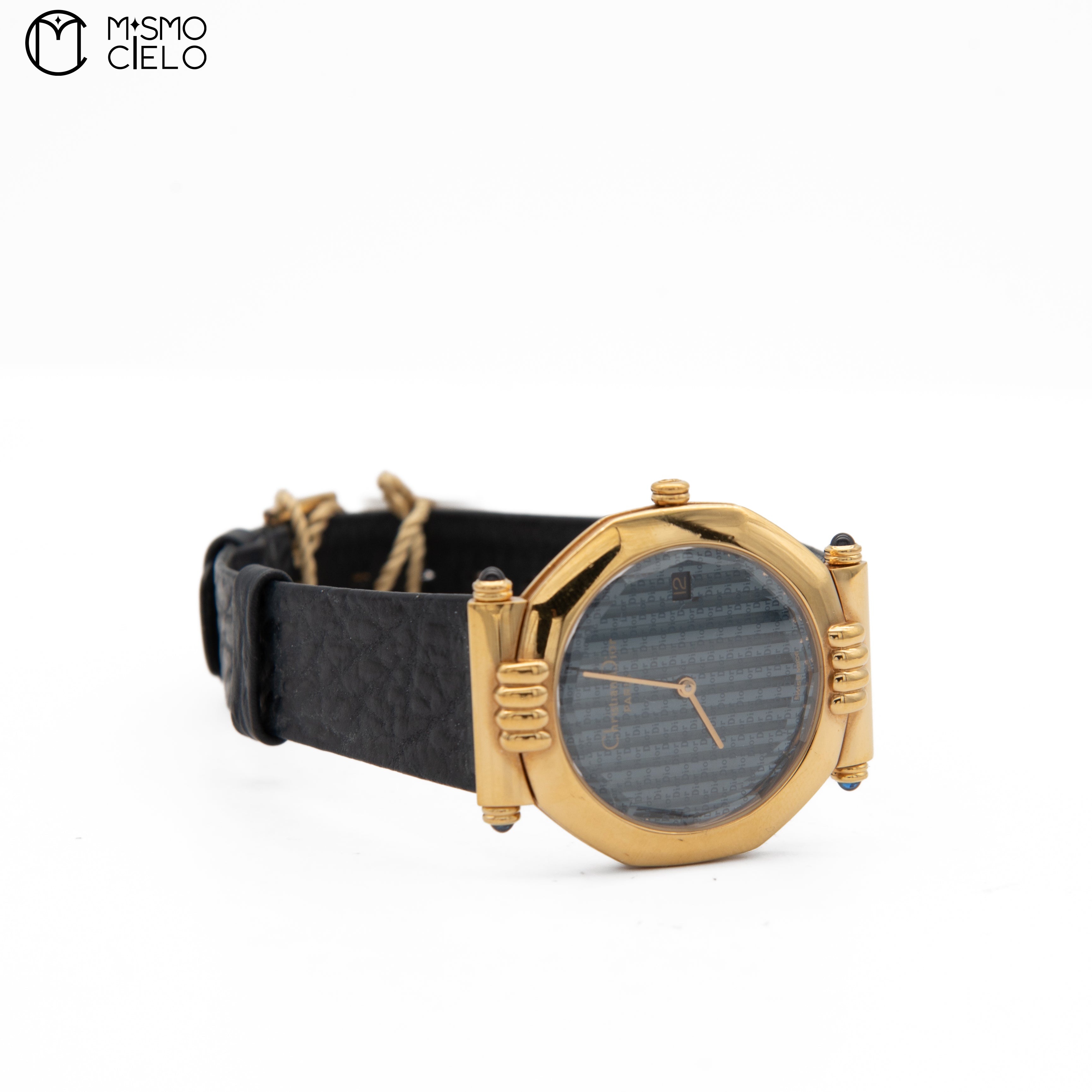Gold and Navy Quartz Watch *