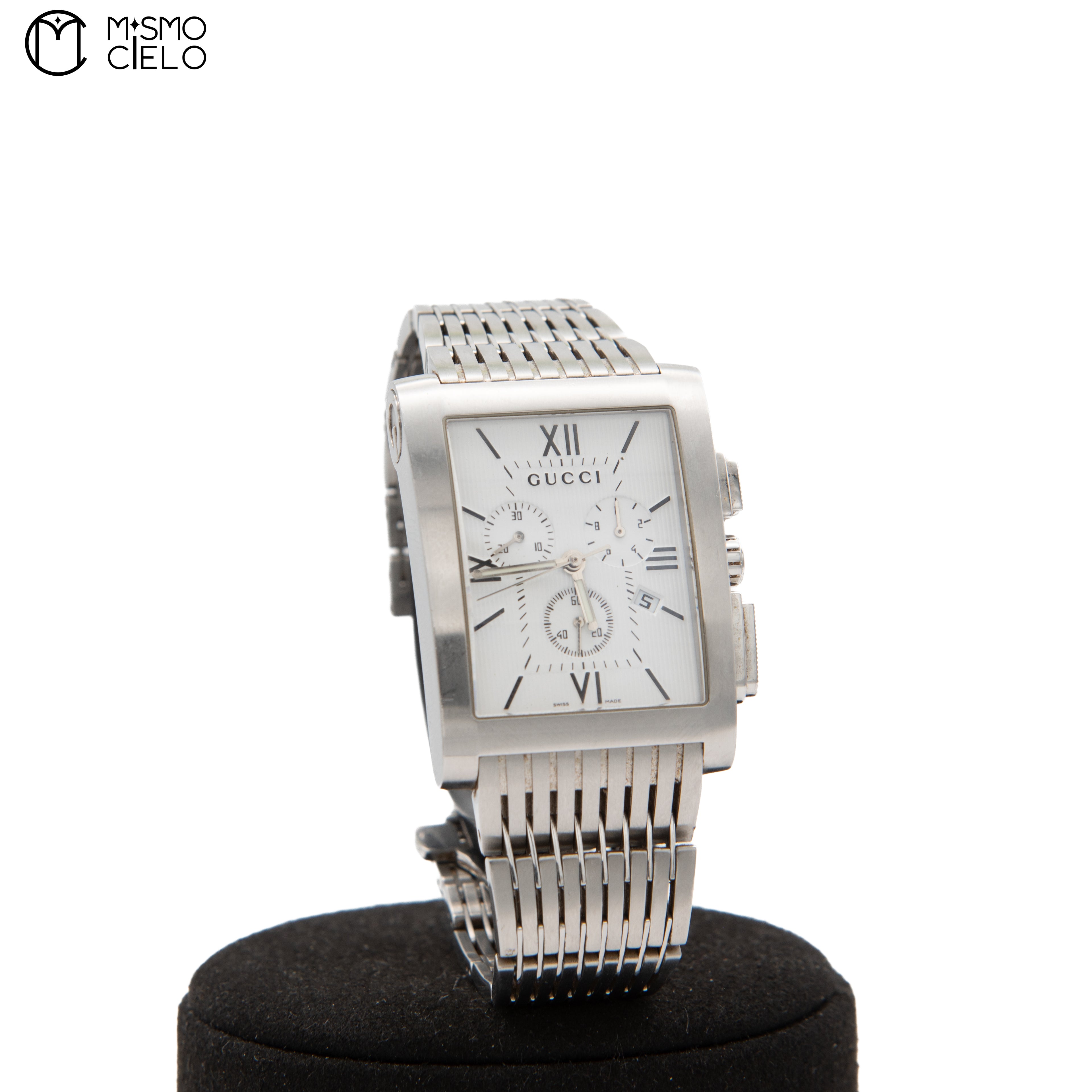 8600M White Metro Chrono Watch *