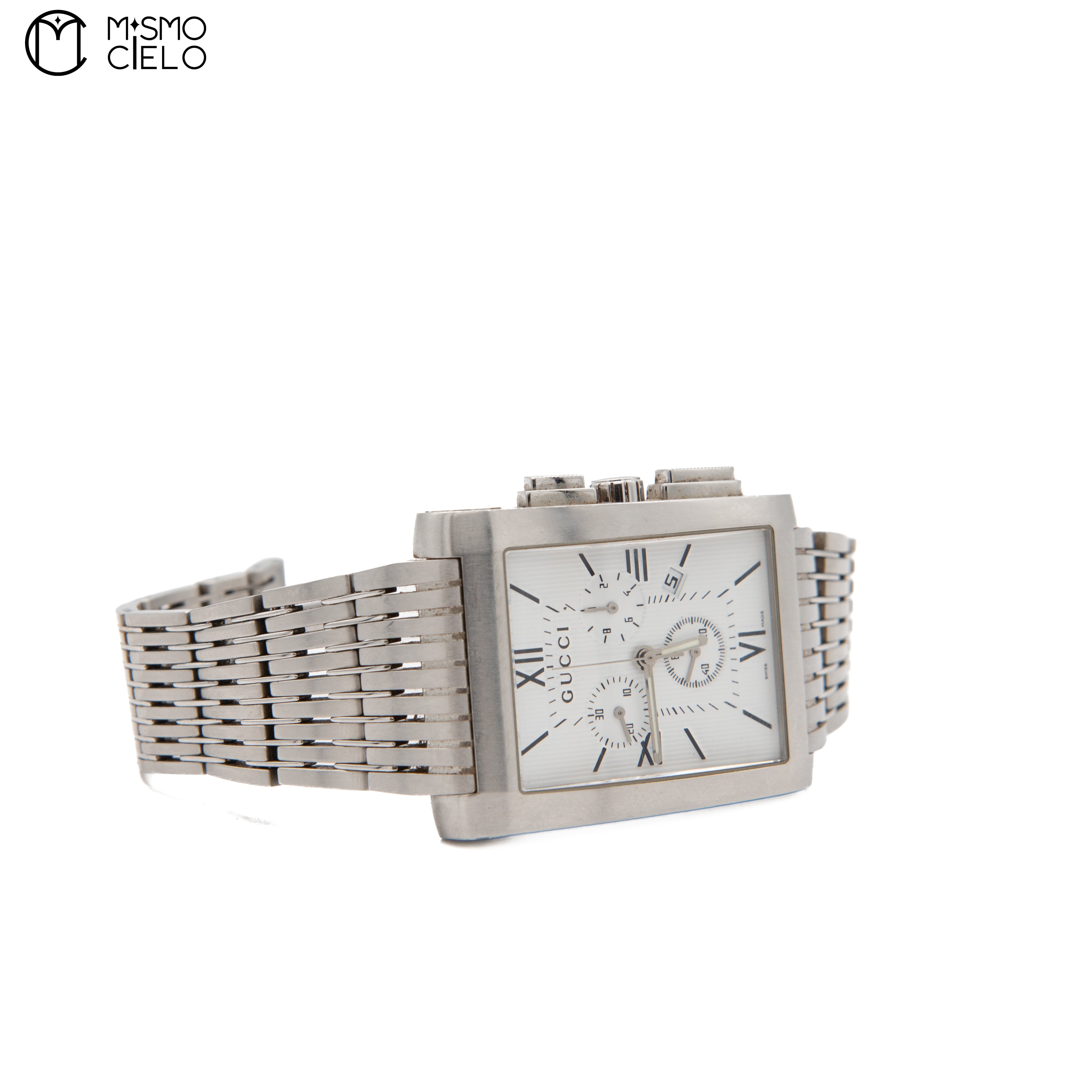 8600M White Metro Chrono Watch *