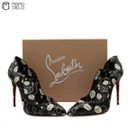 Hot Chick Leather Heel Pumps Size 36.5 *