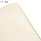 Cream Triomphe Calfskin Claude Shoulder Bag