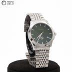 126.4 Green Dial Timeless G  Stainless Steel Watch *