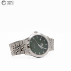 126.4 Green Dial Timeless G  Stainless Steel Watch *