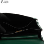 Green & Black Cahier Shoulder Bag