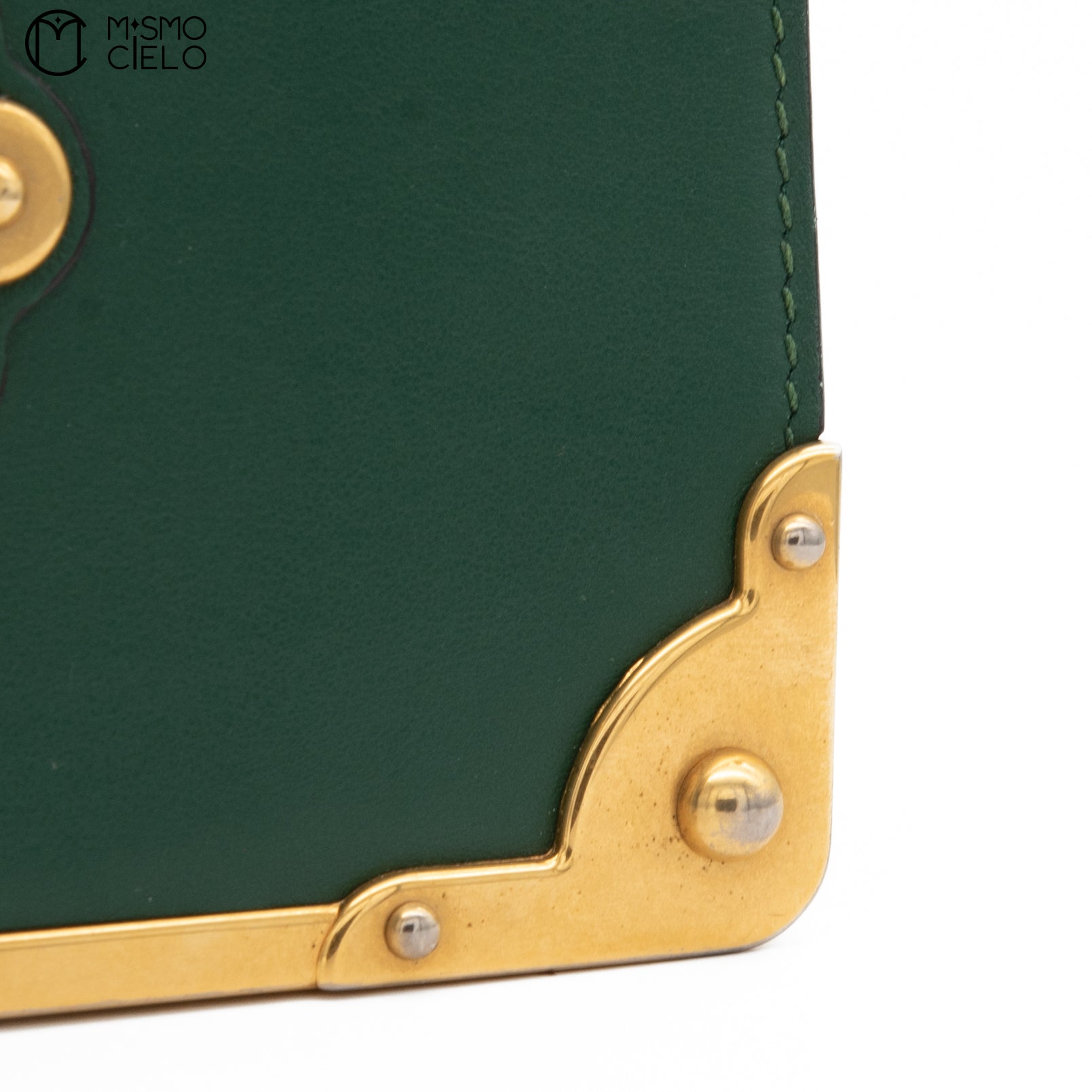 Green & Black Cahier Shoulder Bag