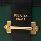 Green & Black Cahier Shoulder Bag