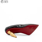 Lipchick 100 Black Patent Pumps Size 38