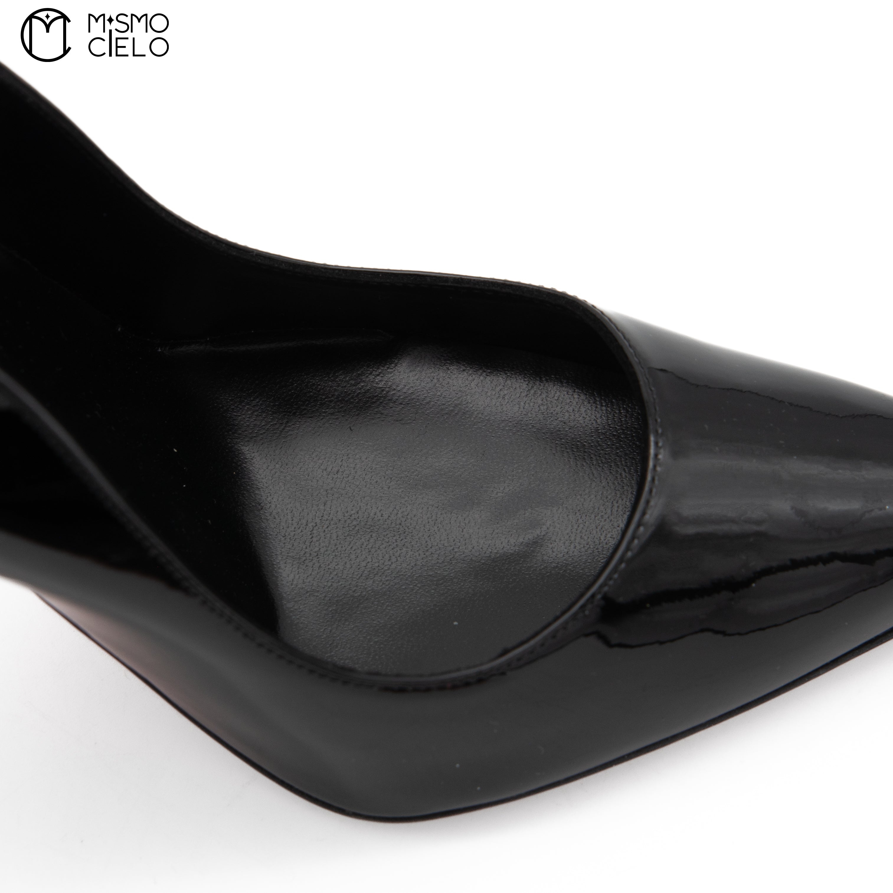 Lipchick 100 Black Patent Pumps Size 38