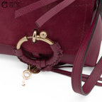 Burgundy See by Chloe Mini Joan Shoulder Bag