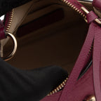 Burgundy See by Chloe Mini Joan Shoulder Bag