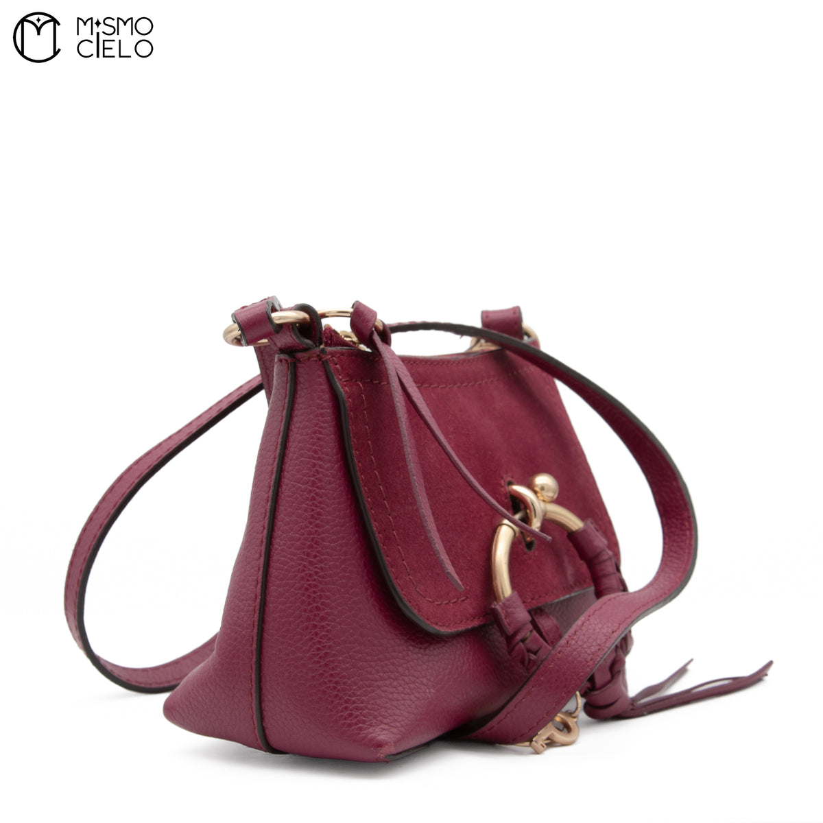 Burgundy See by Chloe Mini Joan Shoulder Bag