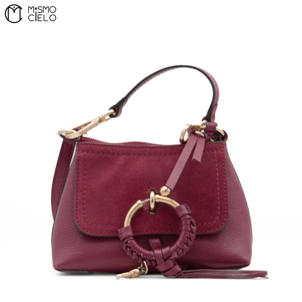 Burgundy See by Chloe Mini Joan Shoulder Bag