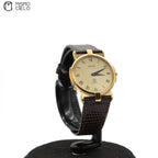 3400FM Gold and Brown Quartz Watch *