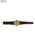 3400FM Gold and Brown Quartz Watch *