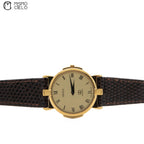 3400FM Gold and Brown Quartz Watch *