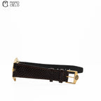 3400FM Gold and Brown Quartz Watch *