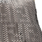 Silver Large Mamma Forever Woven Hand Bag