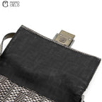 Silver Large Mamma Forever Woven Hand Bag