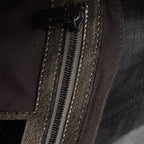 Silver Large Mamma Forever Woven Hand Bag