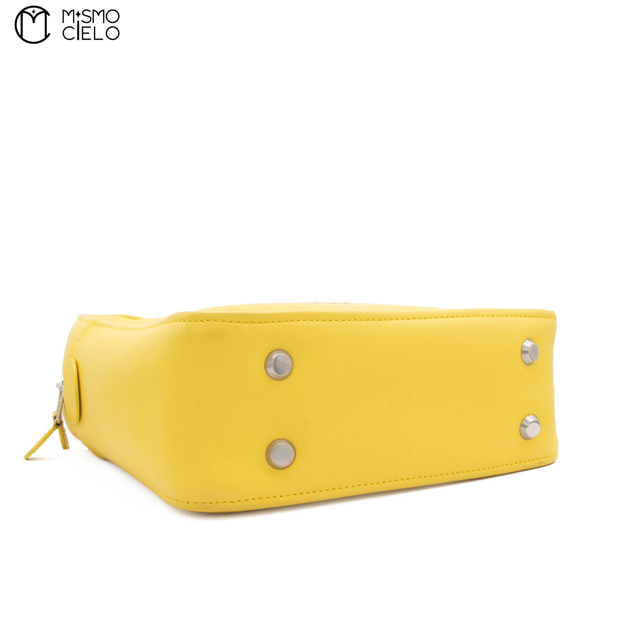 Yellow Triangle Duffle Shoulder Bag