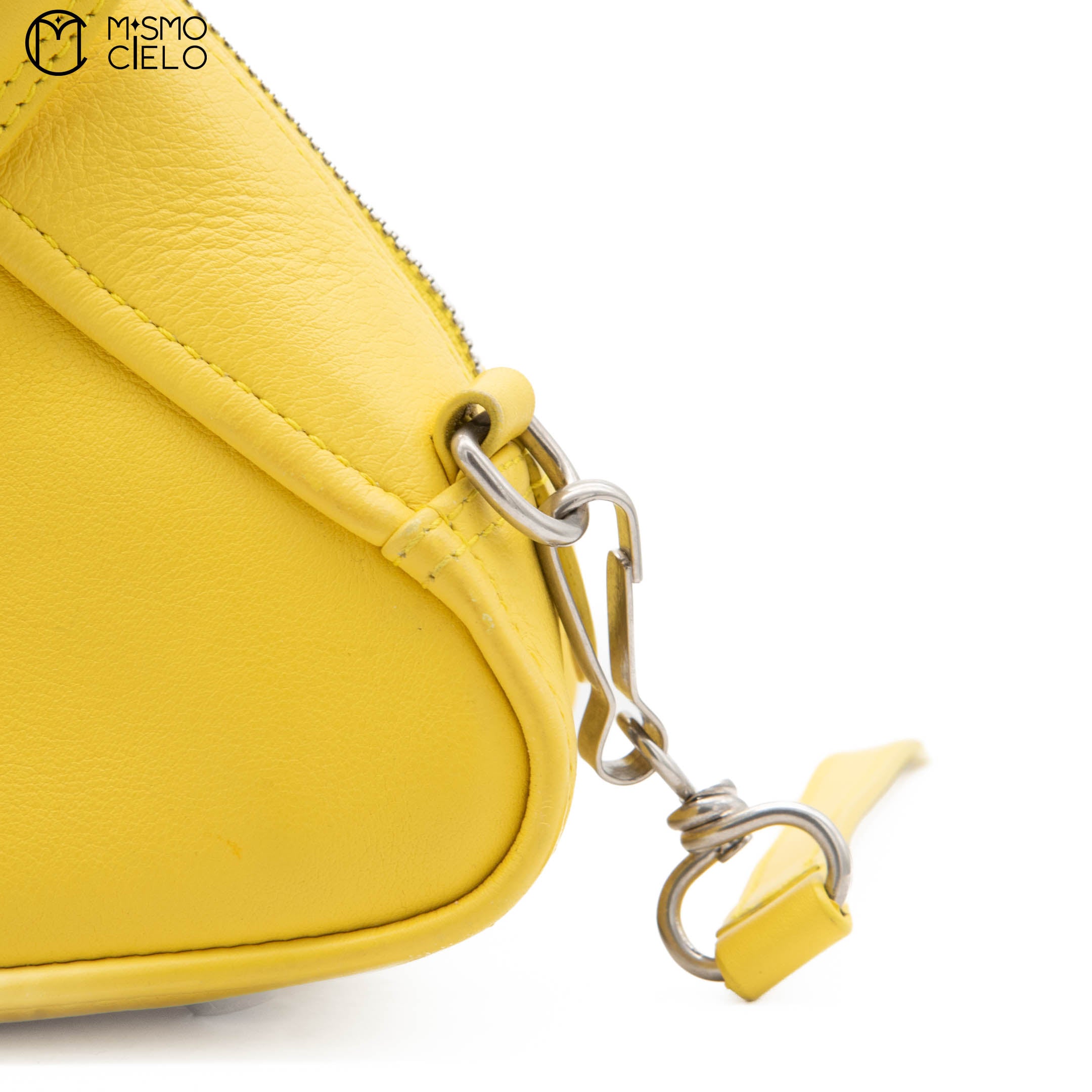 Yellow Triangle Duffle Shoulder Bag