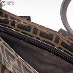 Zucca Silver Clasp Shoulder Bag Large