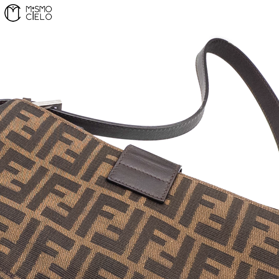 Zucca Silver Clasp Shoulder Bag Large