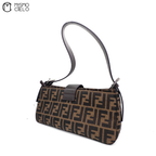 Zucca Silver Clasp Shoulder Bag Large