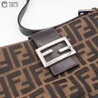 Zucca Silver Clasp Shoulder Bag Large