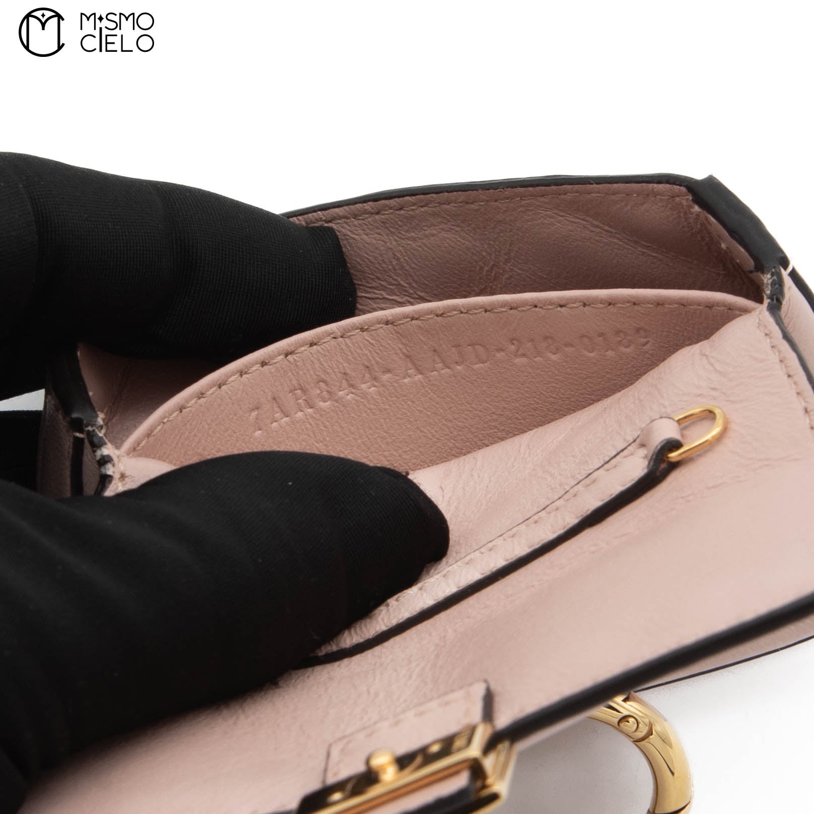 Light Beige Nano Baguette Mini Charm Bag *No Chain