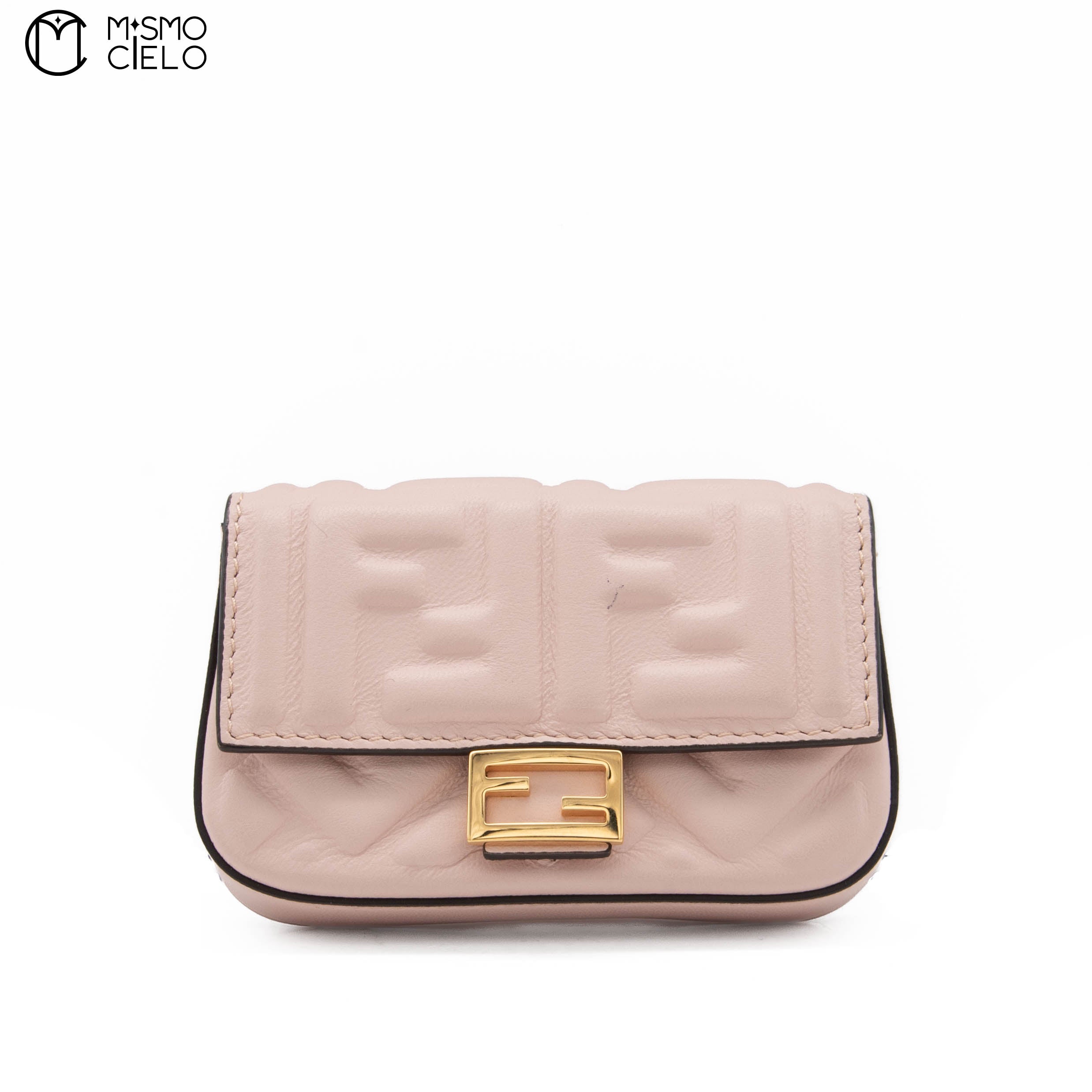 Light Beige Nano Baguette Mini Charm Bag *No Chain