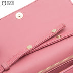 Pink Python Shoulder Bag