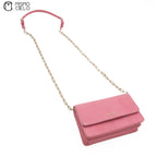 Pink Python Shoulder Bag