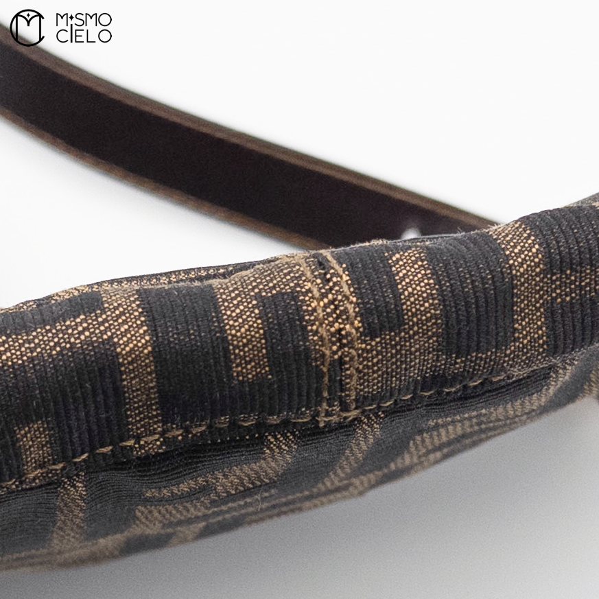 Zucca Gold Clasp Shoulder Bag Medium