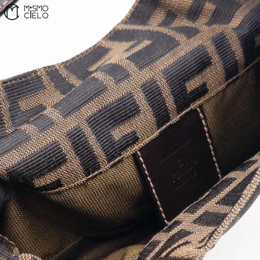 Zucca Gold Clasp Shoulder Bag Medium