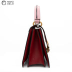 Blue Red and Cream Queen Margaret Bee Hand Bag with Strap