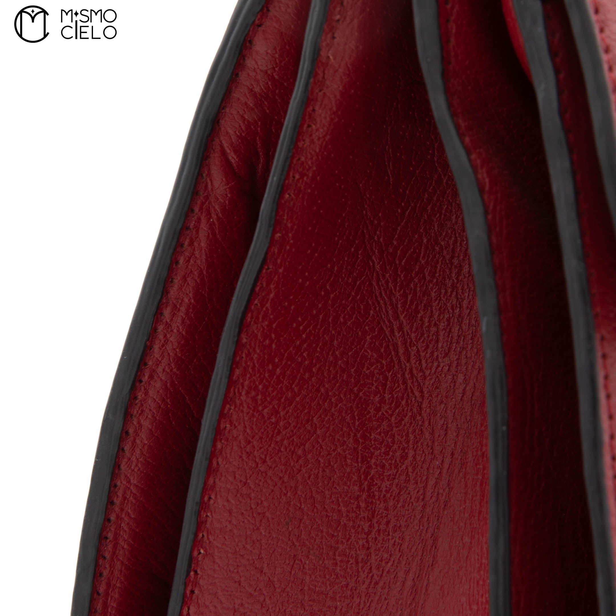 Blue Red GG Check Queen Margaret Bee Hand Bag with Strap