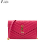 Pink V Stitch Shoulder Bag