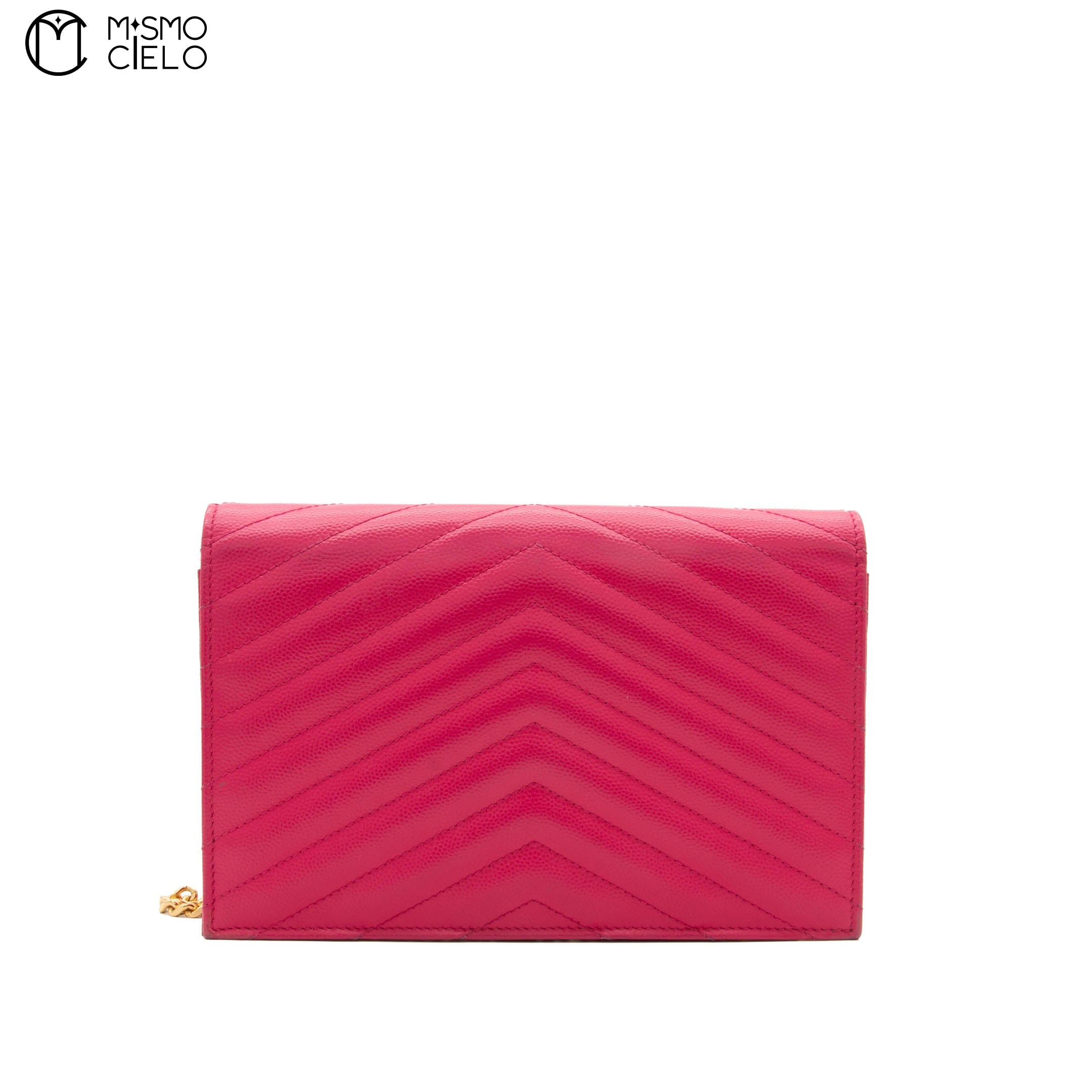 Pink V Stitch Shoulder Bag