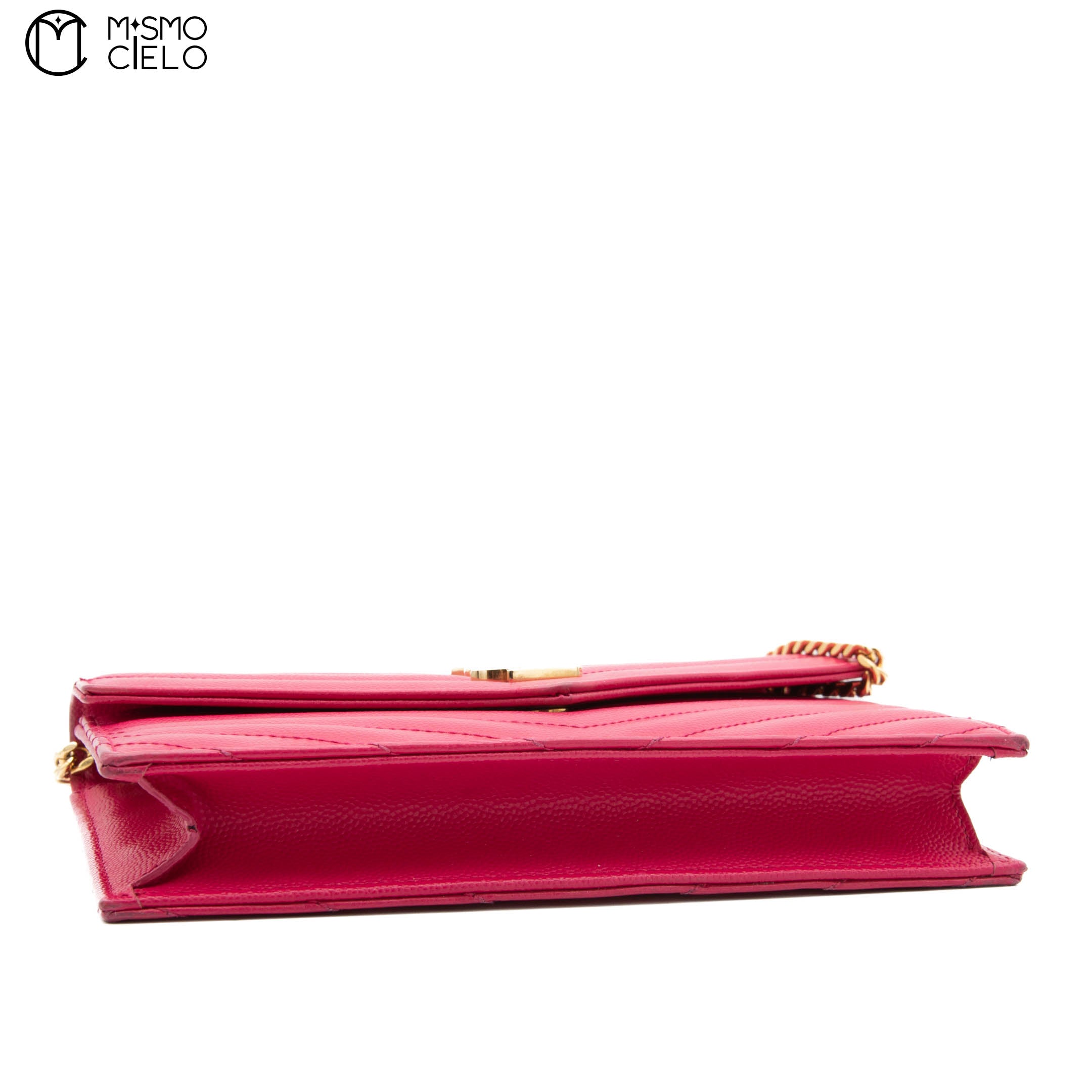 Pink V Stitch Shoulder Bag
