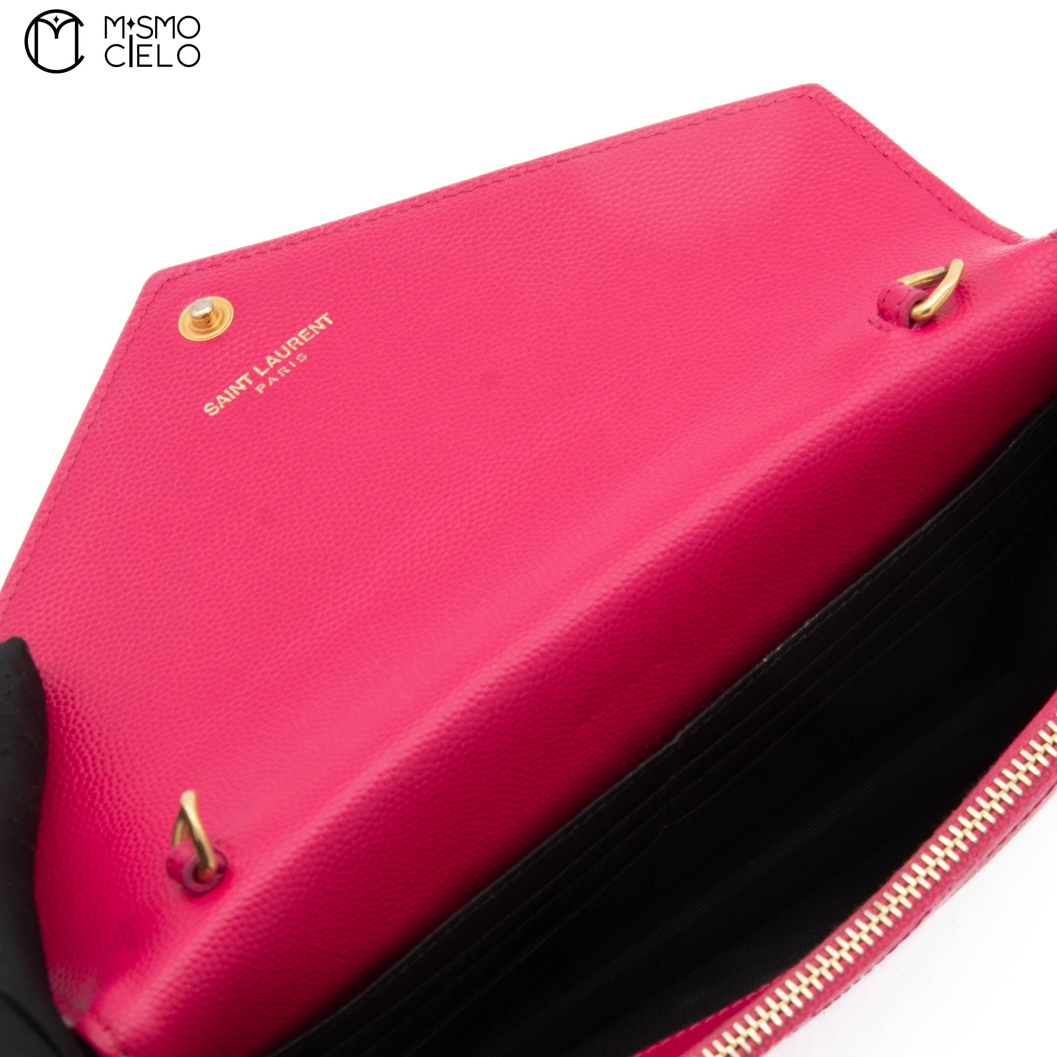 Pink V Stitch Shoulder Bag